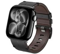 TOPsic Cuero Correa iWatch SE 3 44mm 46mm 45mm 42mm, Cuero Genuino Pulseras Vintage Banda Reemplazo Correa para iWatch Serie 11 10 9 8 7 6 5 4 3 SE3 SE2 SE