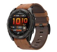 TOPsic Cuero Correa para Fenix 7X/Fenix 8 51mm Pulsera, Easy Fit 26mm Pulsera de Cuero Correa para FEnix 6X/6X Pro/FEnix 5X/5X Plus/FENix 7X/7X Pro/7X Solar/FENix 3/3 HR/Descente MK1/MK2/MK3/Enduro