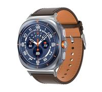 TOPsic Cuero Correas para Samsung Galaxy Watch Ultra 47mm, Correa de Cuero Auténtico de Estilo Clásico Business Casual Correa para Galaxy Watch Ultra 47mm Hombre y Mujer