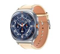 TOPsic Cuero Correas para Samsung Galaxy Watch Ultra 47mm, Correa de Cuero Auténtico de Estilo Clásico Business Casual Correa para Galaxy Watch Ultra 47mm Hombre y Mujer