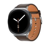 TOPsic Cuero Correas para Samsung Galaxy Watch8 40mm 44mm, Pulseras de Cuero Auténtico de Estilo Clásico Business Casual Correa para Galaxy Watch 8 Classic 46mm Hombre y Mujer