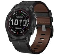 TOPsic Cuero Pulseras Fenix 7 Correas, Easy Fit Cuero Genuino Pulsera 22mm Correa para Garmin Fenix 6, Fenix 6 Pro, Fenix 5, Fenix 5 Plus, Forerunner 935 945, Instinct 2, Approach S60 S62, Quatix 5 6