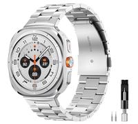 TOPsic Metálica Correa para Samsung Galaxy Watch Ultra 47mm, Correa Metálica de Acero Inoxidable con Longitud Ajustable Correa Business Style Correa para Samsung Galaxy Watch Ultra 47mm