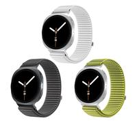 TOPsic Nailon Correa para Samsung Galaxy Watch8 40mm 44mm/8 Classic 46mm, Pulseras Elásticas Ajustables de Nylon Deportivo de Repuesto Correa para Samsung Galaxy Watch8 Classic 46mm 2025