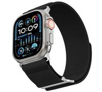 TOPsic Nylon Correa para Apple Watch Ultra 2 49mm, Pulseras Ultra Ancha Banda Velcro de Nylon Sport Correa para Apple Watch SE 2 Series 10 9 8 7 6 5 4 3 2 1 SE iWatch Ultra 49mm 46mm 45mm 44mm 42mm
