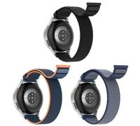 TOPsic Nylon Correa para Galaxy Watch 7, 20mm Nylon Deportiva Pulseras Repuesto Correa para Samsung Galaxy Watch 7/6/5/4 40mm 44mm/G alaxy W atch FE/G alaxy W atch 5 Pro/Vivoactive 5/Vivoactive 6/3