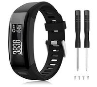 TOPsic Vivosmart HR Correa, Accesorios Banda de Reloj de Silicona Suave Ajustable Reemplazo diseñado para Vivosmart HR Smart Sport Reloj (no rastreador)