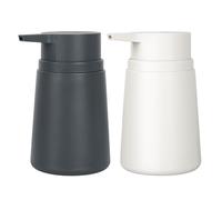 Topsky Dispensador de jabón con bomba de plástico, dispensador de jabón líquido de manos de 320 ml, bomba inoxidable para cocina y baño, ideal para lociones, aceites esenciales, jabones líquidos (1