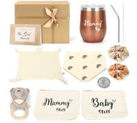 Topsky Regalo para recién nacidos - Champán regalos para mujeres embarazadas - Caja de regalo personalizada para recién nacidos - Regalos de embarazo para padres recién nacidos - Regalo de fiesta