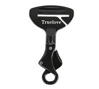 TOPSOSO Hebilla de Cinturon Perro Coche Aluminio Aeronáutico Ligero Duradero Hebilla de Arnes Perro Coche Resistente Soporta 320KG de Fuerza de Tracción Transportin Perro Coche Viajar con Perros Negro