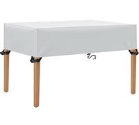 TopSoul Funda Mesa Jardin Impermeable 150x90x20cm Varios tamaños 600D Rectangular Cubre Mueble Jardin Funda Impermeable Anti-UV Resitente al Polvo para Muebles de Exterior sillas mesas