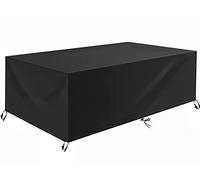TopSoul Funda Mesa Jardin Impermeable Varios tamaños 600D Rectangular Cubre Mueble Jardin Funda Impermeable Anti-UV Resitente al Polvo para Muebles de Exterior sillas mesas 130x65x75cm