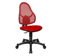Topstar 71430S01 Open Art Junior - Silla giratoria Infantil, tapizado Color Rojo