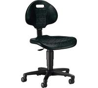 TOPSTAR 72220PU0 - Silla de Escritorio de Oficina, Color Negro y Dorado