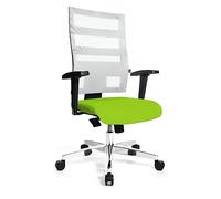 TOPSTAR 959TT353 - Silla de Escritorio de Oficina, de poliéster y Plumas, Color Verde y Blanco