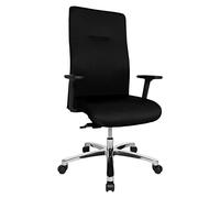 TOPSTAR Big Star 20 - Silla de Oficina (Incluye reposabrazos Regulables), Color Negro