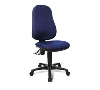 TOPSTAR Bürodrehstuhl Point 152,40cm (60"), Stoffbezug: Royalblau mit Permanentkontaktmechanik, hohe, konturgeformte (8160 G26) Marca