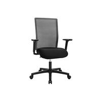 TOPSTAR Free Point N - Reposabrazos TW1, Color Negro y Negro, Red Gris Oscuro