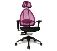 Topstar OPA0T_BG30 - Silla de Escritorio de Oficina, Metal, Color Morado