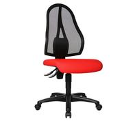 TOPSTAR Open Point P - Silla de Oficina (Tela, 58 x 48 x 111 cm), Color Rojo
