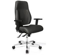 Topstar PI99GBD3 P91 - Silla de Oficina giratoria con reposabrazos AL.G3, Color Gris