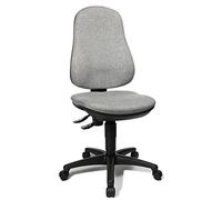 TOPSTAR Point 70 - Silla de Oficina (Tela, 55 x 47 x 110 cm), Color Gris Claro
