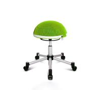 Topstar SH17BB5 - Taburete Giratorio para Hacer Fitness, Convertible en Pelota de Goma, Color Verde