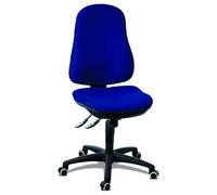 TOPSTAR Silla de Oficina Support Sincro Tela Azul, Altura 100-113 cm