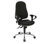 Topstar - Silla giratoria de Oficina (Incluye reposabrazos Ajustables)