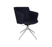 Topstar | Sillón de visitante SFH | Articulación 3D y Base de Aluminio | Azul Oscuro