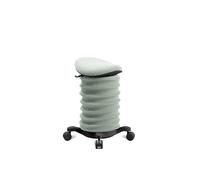 TOPSTAR Sitness 4D - Taburete dinámico con Ruedas con Certificado AGR, Color Negro y Verde