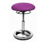Topstar Sitness Bob SU49BR0 - Taburete (pie de Aluminio con reposapiés, tapicería de Tela)