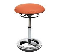 Topstar Sitness Bob SU49BR0 - Taburete (pie de Aluminio con reposapiés, tapicería de Tela)