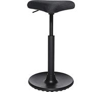 TOPSTAR Sitness H1 - Taburete de Trabajo (Altura Regulable, Funda de poliéster, Color Negro)