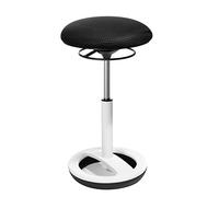 TOPSTAR Sitness High Bob - Taburete de Oficina (Aluminio Lacado, Color Blanco)