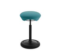 Topstar SITNESS Hop High | Taburete ergonómico con Movimiento Tridimensional | Tecnología Sitness | Fabricado en Alemania | Color: Negro/Azul Claro