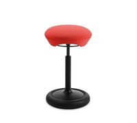 Topstar SITNESS Hop High | Taburete ergonómico con Movimiento Tridimensional | Tecnología Sitness | Fabricado en Alemania | Color: Negro/Rojo