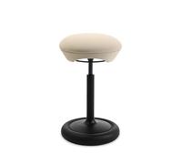 Topstar SITNESS Hop High | Taburete ergonómico con Movimiento Tridimensional | Tecnología Sitness | Fabricado en Alemania | Color: Negro/Beige