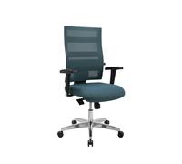 TOPSTAR X-Pander - Silla de Oficina con reposabrazos Regulables, Color Azul
