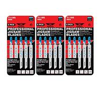 TopsTools 15pcs JSTT118G_3 91mm T118G Hojas caladora Profesional
