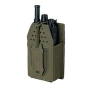 TOPTACPRO Bolsa táctica Molle para radio, soporte universal para walkie talkie Motorola BaoFeng UV-5R BF-F8HP ajustable almacenamiento rifle bolsa de revista, Ranger verde., Bolsa táctica para radio