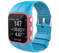 TopTen Pulsera deportiva de silicona para reloj, accesorios de repuesto compatible con la correa Polar M400/M430, S,
