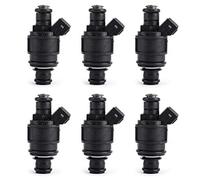 Topteng Conjunto de 6 inyectores de Combustible MJY100620 Apto para Landrover Apto para Freelander 2.5L KV6