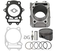 Topteng Cylinder Jug Piston Top End Gaskets Kit Apto para Suzuki Eiger 400 2002-2007 (LT-A & LT-F), King Quad 400 2008-2022 (LT-A & LT-F), Apto para Arctic Cat 375 2002 (Automatic), 400 2003-2008