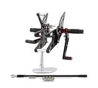 Topteng Estriberas Estriberas Pedales Fit apto para Yamaha YZF R6 2003-2005