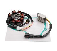 Topteng Ignition Stator Regulator Rectifier & Gasket Apto para 400 EXC 2009-2011, 450/530 EXC-R 2008, 450/530 EXC 2008-2011, 400/450 XC-W 2009-2010, 530 XC-W 2008-2009, 450/530 XCR-W 2008