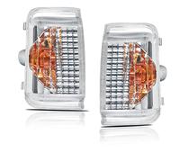 TOPTHAN Par de Retrovisor luces de giro intermitente indicador lateral espejo para FIAT Ducato 250 2006-UP Citroen/Jumper 2006-UP PEUGEOT Boxer 2006-UP Un par Gris R:71748255/6325H4 L:71748255/6325H3