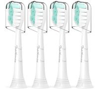 Toptheway Cabezales de repuesto para cepillo de dientes Philips Sonicare: 4 unidades Sonic de repuesto compatibles con Phillips Electric Brush ProtectiveClean C2 G2 C1 4100 5100 W Control de placa a