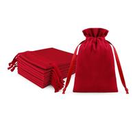 TOPTIE 12 bolsas de terciopelo con cordón de 4 x 6 pulgadas para envolver joyas y regalos