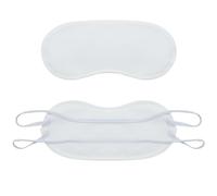 TOPTIE 4 máscaras de poliéster para dormir, máscara elástica para ojos con los ojos vendados para dormir estudio 3 1/8 x 7 1/2 pulgadas